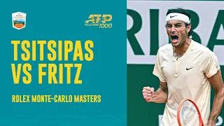 Taylor Fritz vs Stefanos Tsitsipas Quarter-Final Highlights | Rolex Monte Carlo Masters 2023