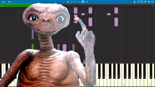 ET : The Extra Terrestrial Theme Song - Piano Tutorial  - John Williams