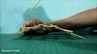 How to make Leonardo Da Vinci self supporting bridge from popsicle sticks