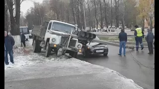 В Нижнекамске из-за гололеда произошло несколько серьезных ДТП