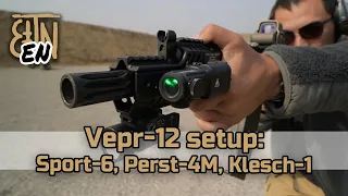 Vepr-12 (VPO-205) setup: Sport-6, Perst-4M, Klesch-1 - Zenitco in the first persin