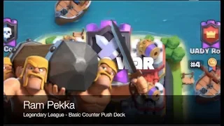 Ram Pekka Deck - Clash Royale - Basic Counter Push Deck