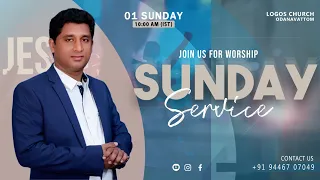 Pr. Binny John Kottarakara | Sunday Service | 01-10-2023 | Logos Church, Odanavattom