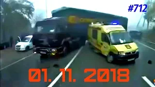 ☭★Подборка Аварий и ДТП/Russia Car Crash Compilatio#712/November 2018/#дтп#авария