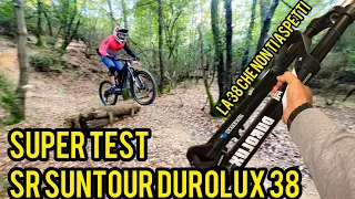 SUPER TEST SR SUNTOUR DUROLUX 38, LA 38 CHE NON TI ASPETTI. @srsuntour_inc