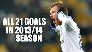 Andriy Yarmolenko - All 21 Goals in Season | 2013/14 HD