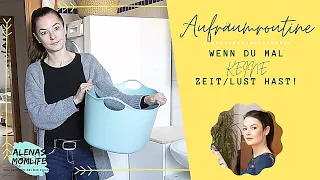 😱 Keine Zeit/Lust? 😱 Meine AUFRÄUMROUTINE - Speed Cleaning morgentlicher Reset I Alenas Momlife