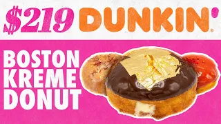 $219 Dunkin' Boston Kreme Donut | Fancy Fast Food | Mythical Kitchen