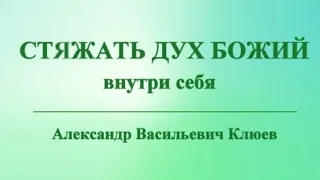 А.В.Клюев - ЭВОЛЮЦИОННОЕ Божественное СТРЕМЛЕНИЕ, ПРОЦЕССЫ КОНТАКТ с СИЛОЙ И СДАЧА  (16/18)