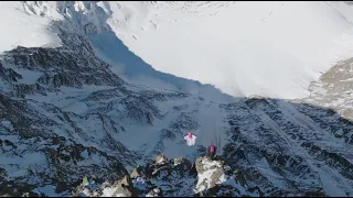 Jungfrau, Switzerland, longest wingsuit flight on earth