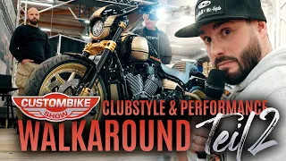 Kesstech + Thunderbike | Clubstyle & Performance Walkaround [2/3] | Custombike Show 2023 #harley