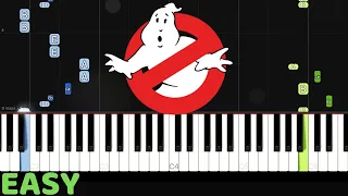 How to play the Ghostbusters theme song on piano - EASY Piano Tutorial - Tunes With Tina