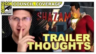 Shazam - SDCC Trailer Thoughts