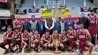 Final Boys Match Chandigarh Vs Rajasthan 71st Junior National Basketball Championship Indore