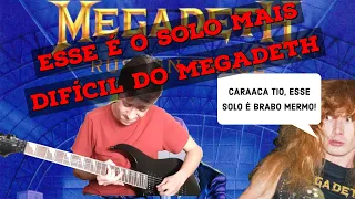 ESSE É O SOLO MAIS DIFÍCIL DO MEGADETH! TORNADO OF SOULS SOLO COVER