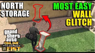 SOLO WALL Glitch Cayo Perico West Storage Building - GOLD Glitch New Method - GTA 5 ONLINE