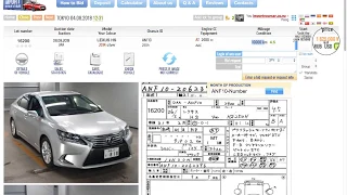 HOW TO PLACE A BID ON A CAR AT JAPANESE AUCTION