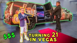 LETTING OUR SON TURN 21 YEARS OLD IN VEGAS **GONE WRONG** | The Royalty Family