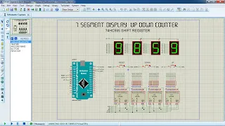 7 Segment Display 74HC595 Shift Register 🇲🇨