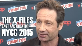 The X-Files Revival Cast and Creator Interviews at New York Comic Con 2015