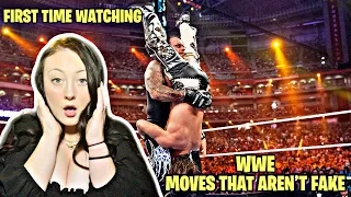 11 WWE Wrestling Moves That Aren't Fake Reaction!