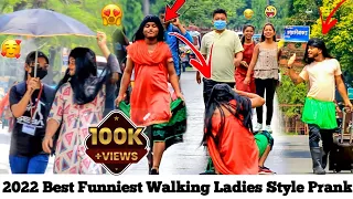 2022 Best Funniest Walking Ladies Style Prank 🥰 | Part 2 | Walking Ladies Style Prank 😂 @gmasstv
