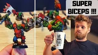 NIESAMOWITY BICEPS Orka Warhammer 40k | Jak Malować figurki | Poradnik | Red is fast | Herkules nerd