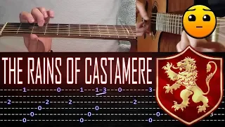 Как играть 'The Rains of Castamere (Игра Престолов OST)' на гитаре [ТАБЫ] Fingerstyle