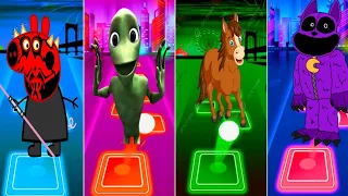 Peppa_Pig_Monster🆚aliens dance 🆚Funny_Horses🆚Catnap_3D💥Who is best?