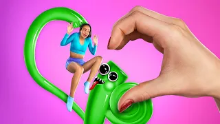 Как сделать игрушечных Rainbow Friends и Squishy гаджеты | DIY от Оки Токи