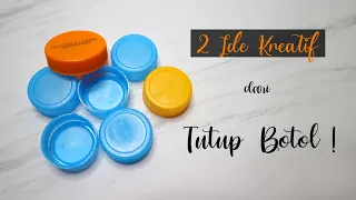 2 Kreasi Tutup Botol Plastik Mudah Banget | Tugas Daur Ulang Sekolah