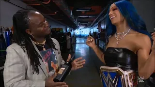 WWE SmackDown - Sasha Banks & Reginald Backstage Segment Full - 29/01/2021