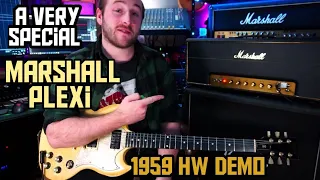 A VERY SPECIAL MARSHALL PLEXI (DEMO) - MARSHALL PLEXI 1959 HW