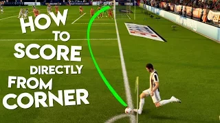 FIFA 18 | How to score directly from Corner Kicks Easily ! Tutorial