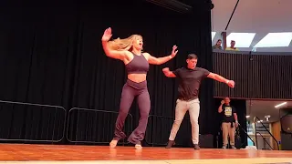 Karen & Ricardo’s #Salsa demo #dance at the 2023 Sydney Salsa Mambo Convention ❤️👏🎶💃🕺