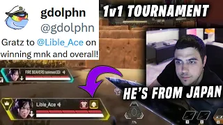 TSM ImperialHal spectates the most cracked Apex player who won Gdolphn's 1v1 tourney