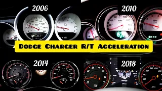 Dodge Charger RT acceleration compilation | Charger RT 6th Gen Vs 7th Gen acceleration  | 1/2 mile