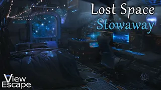 Lost Space Stowaway | Space White Noise Ambience | Relaxing Sounds of Space Flight | 10 HOURS