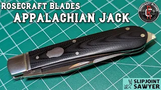 RoseCraft Blades Appalachian Jack Pocket Knife RCT003 - @RoseCraftBlades