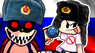 СОНИК.EXE FNF ПОЁТ ПО - РУССКИ ! - FRIDAY NIGHT FUNKIN VS Sonic.Exe