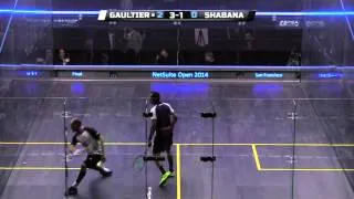 Squash : 2014 Netsuite Open - Final Roundup - Gaultier v Shabana