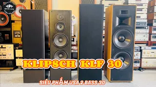 🌟 CẬP BẾN SIÊU PHẨM HÀNG KHỦNG 👉 LOA MỸ KLIPSCH KLF 30 MADE IN USA VỚI 2 BASS 30 UY LỰC VÔ SONG !