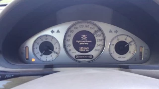 Mercedes E 270 CDI W211 top speed 216km/h