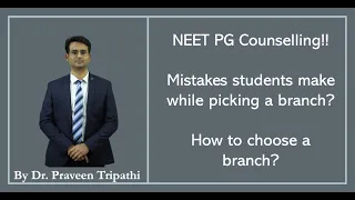 NEET PG counselling! Commonest mistakes students make while picking a PG seat #neetpgcounselling