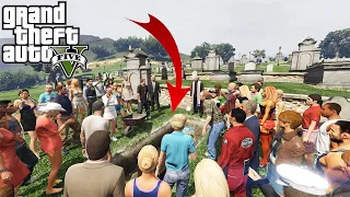 What Happens When You Attend Michael's Funeral in GTA 5? (Secret Scenes)