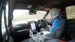 2023 Ford Ranger Raptor rally course onboard