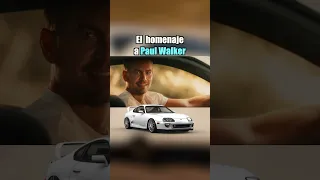 El Toyta supra blanco se uso como homenaje a Paul Walker #rápidosyfuriosos #paulwalker #toretto