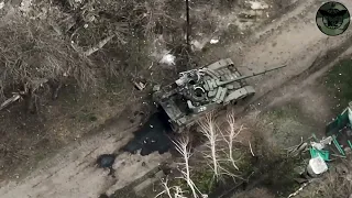 уничтожение танка из джавелина в городе