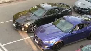 2016 Mustang GT vs Camaro ZL1-drag race