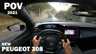 First POV of The NEW PEUGEOT 308 - 2021 Hybrid 225